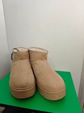 Botines Lefties Beige Mujer Talla 41