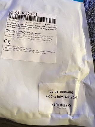 Adattatore da USB-C a HDMI da 3 m
