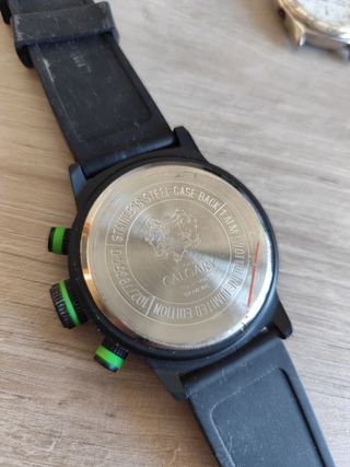 Reloj Calgary Negro y Verde