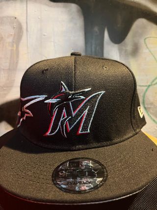 Gorra New Era Miami Marlins Negra