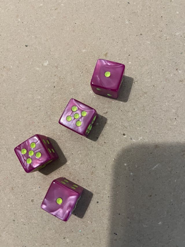 Warhammer 40K Death Guard Dados Púrpura