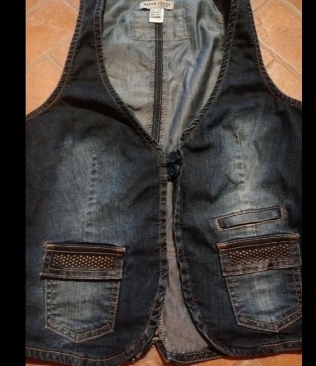 Chaleco vaquero Mango mujer