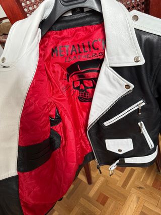 Chaqueta Cuero Bicolor Metallic'ko Leather Talla S
