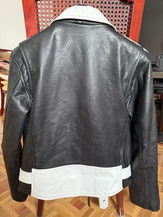 Chaqueta Cuero Bicolor Metallic'ko Leather Talla S
