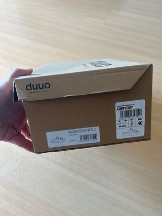 Sandalias Duuo plateadas