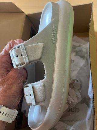 Sandalias Duuo plateadas