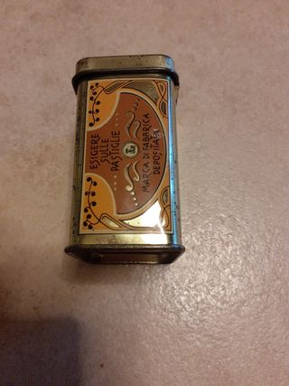 Scatola metallo vintage Pastiglie Leone