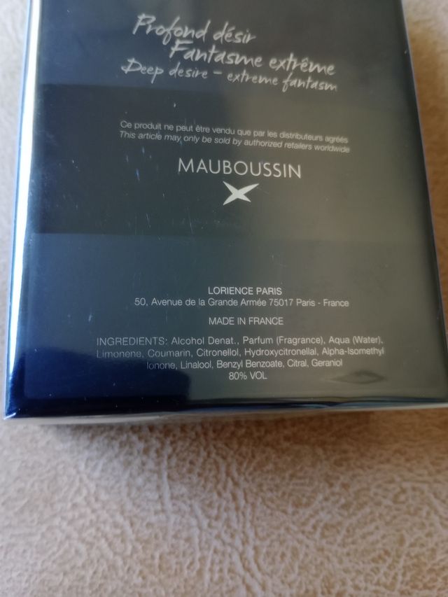 Perfume Mauboussin In Black Pour Lui 100ml