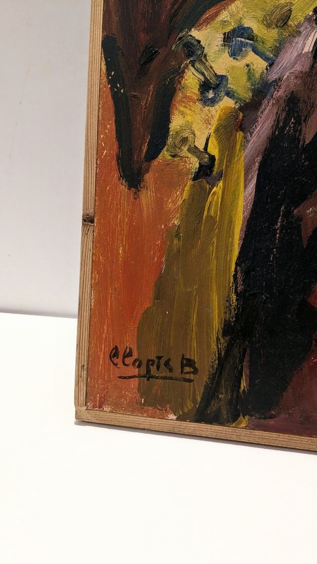 Llopis Beltrá óleo firmado retrato de Velázquez