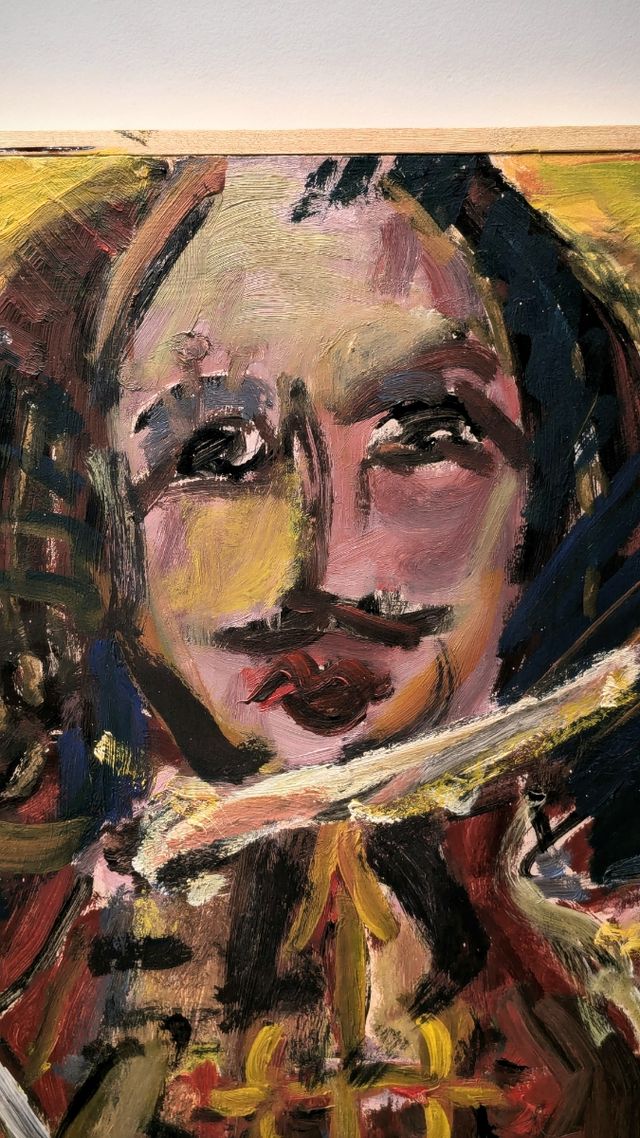 Llopis Beltrá óleo firmado retrato de Velázquez