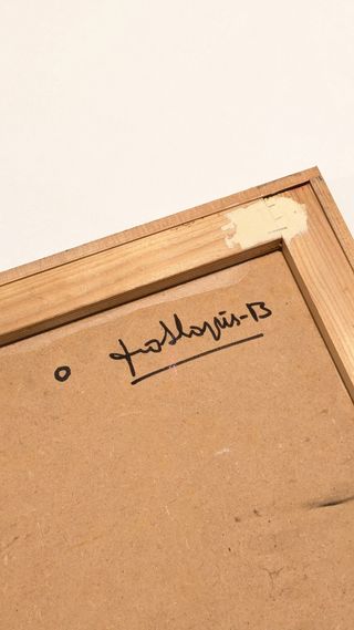 Llopis Beltrá óleo firmado retrato de Velázquez