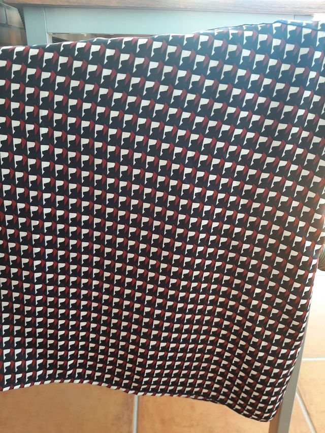 Vestido estampado geométrico