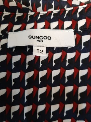 Vestido estampado geométrico