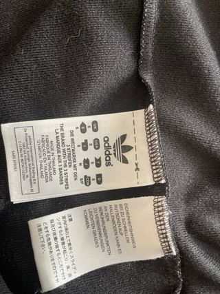 Chaqueta Adidas Negra y Dorada Hombre