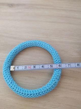 Pulseras de ganchillo hechas a mano