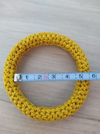 Pulseras de ganchillo hechas a mano