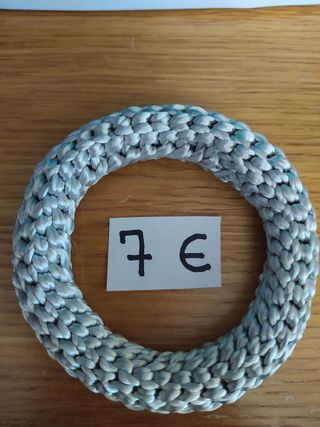 Pulseras de ganchillo hechas a mano