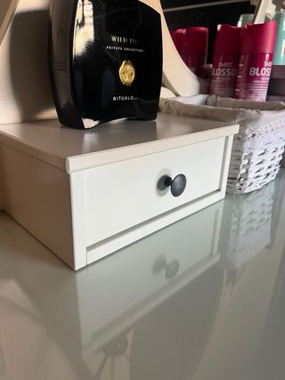 Tocador Ikea Blanco con Espejo + banquito