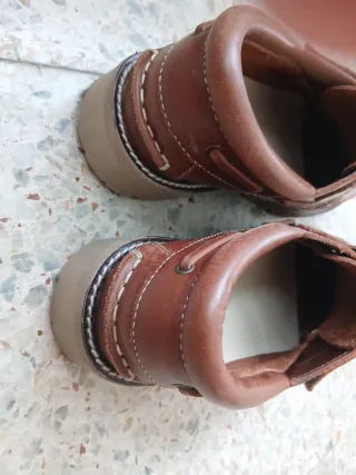 Náuticos Piel Marrones Talla 35. Casi nuevos