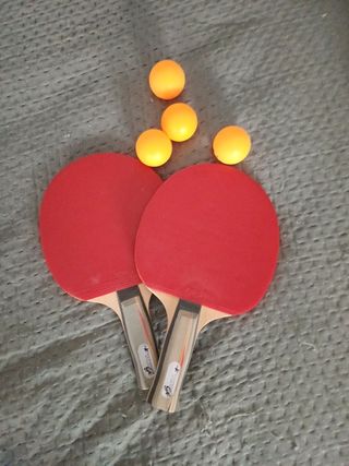 2 Palas Ping Pong Top Life + 4 Pelotas