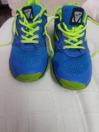 Zapatillas Joma Running Azul y Verde