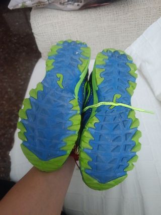 Zapatillas Joma Running Azul y Verde
