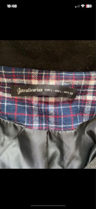 Chaqueta Stradivarius Negra Talla L