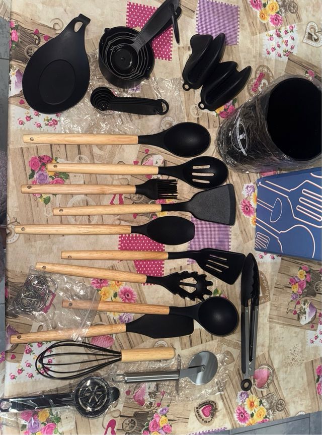 Set di 36 Utensili Cucina Silicone