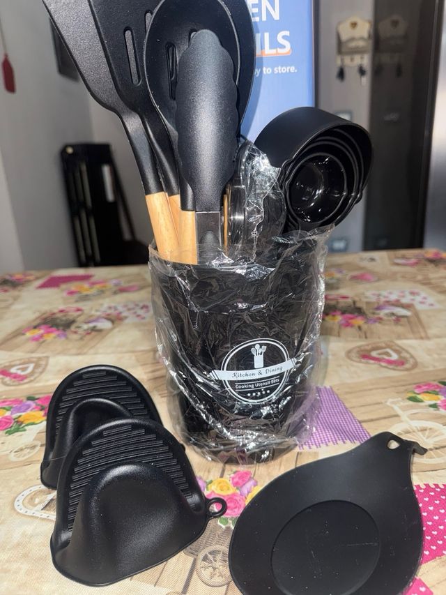 Set di 36 Utensili Cucina Silicone