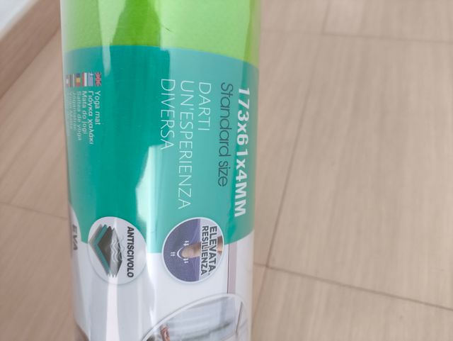 Esterilla de yoga verde