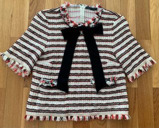 Top Tweed Estilo Chanel Zara Talla M