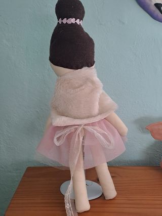 Muñeca Bailarina Trapo 50cm