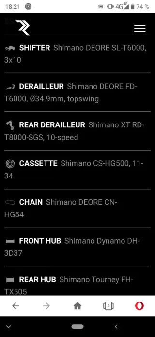 Bicicleta Alemana Trekking-Paseo-Ciudad