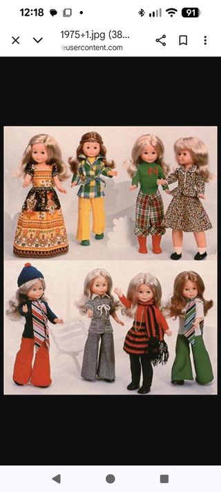 Nanci años 70 (año 75-76)Muñeca Rubia Ojos Azules