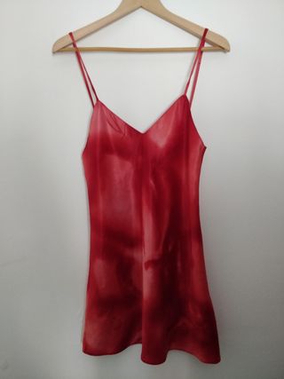  Camisón lencero rojo talla S