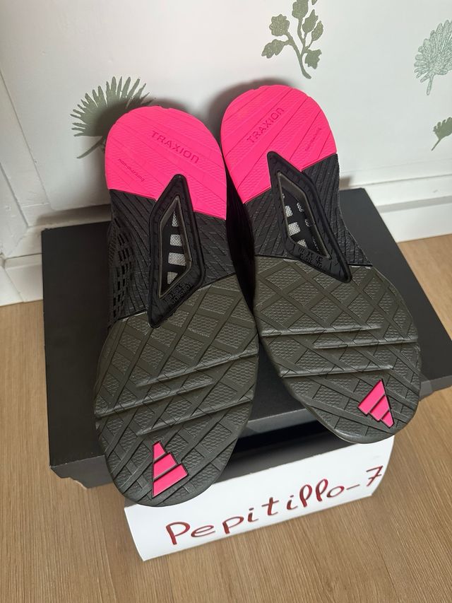 Adidas Dropset 3 Trainer Verde Militar y Rosa