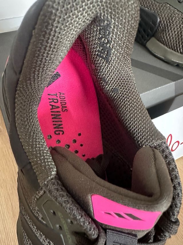 Adidas Dropset 3 Trainer Verde Militar y Rosa