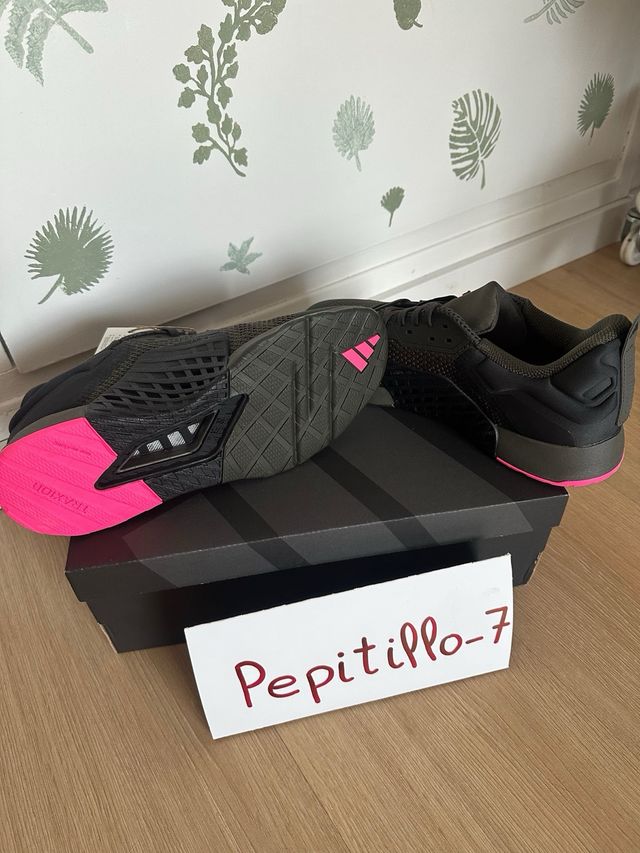 Adidas Dropset 3 Trainer Verde Militar y Rosa