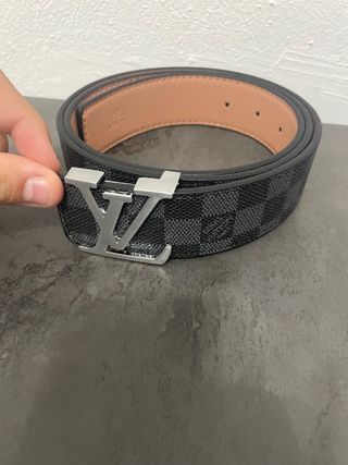 Cintura Louis Vuitton Damier Graphite