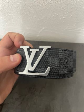 Cintura Louis Vuitton Damier Graphite
