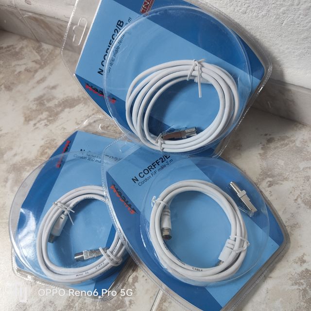 Cable coaxial N CORFF2/B 2m nuevo tengo 15 unidade