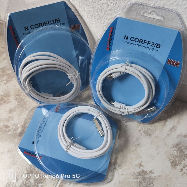 Cable coaxial N CORFF2/B 2m nuevo tengo 15 unidade