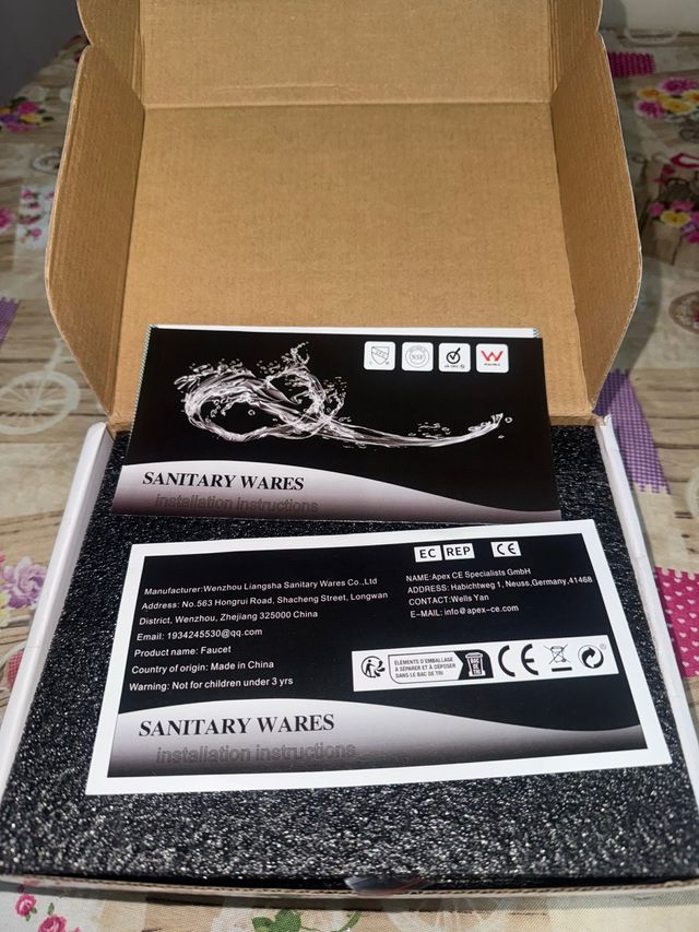 Rubinetto bagno moderno acciaio inox