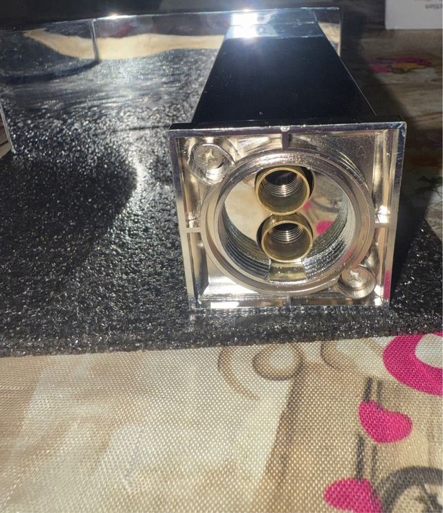 Rubinetto bagno moderno acciaio inox