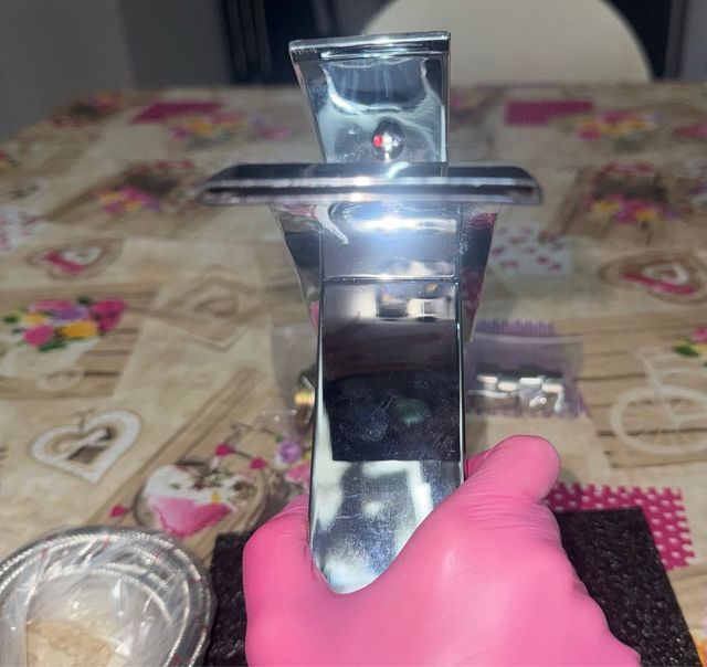 Rubinetto bagno moderno acciaio inox