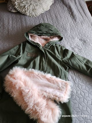Chaqueta 2 en 1 chubasquero y parka