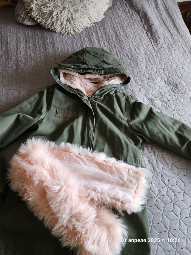 URGENTE!Chaqueta 2 en 1 chubasquero y parka