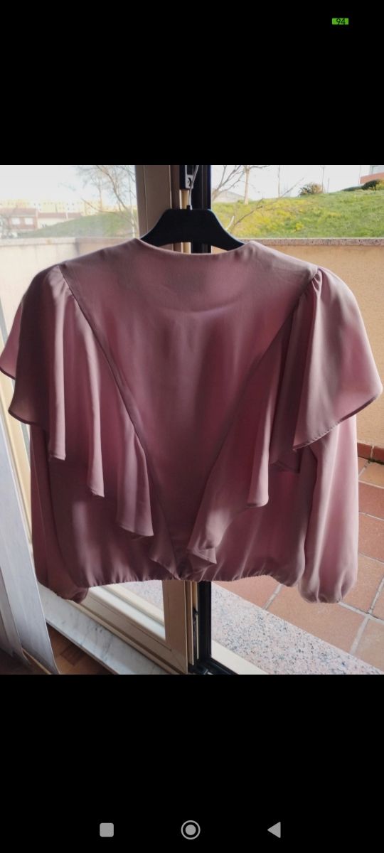 Chaqueta Stradivarius rosa palo