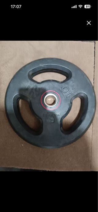 Disco pesa para barra Domyos 10 kg