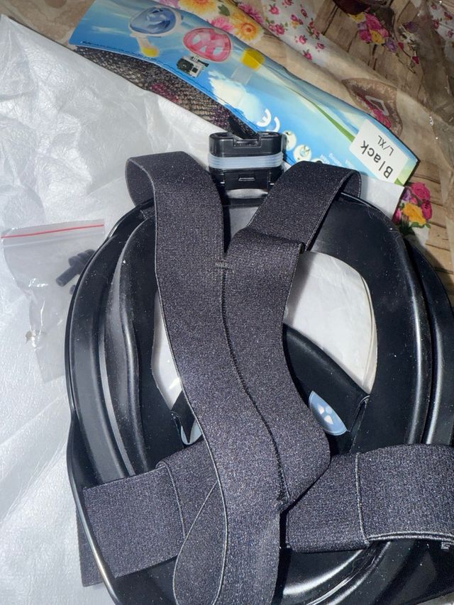 Maschera Snorkeling Nera Full Face